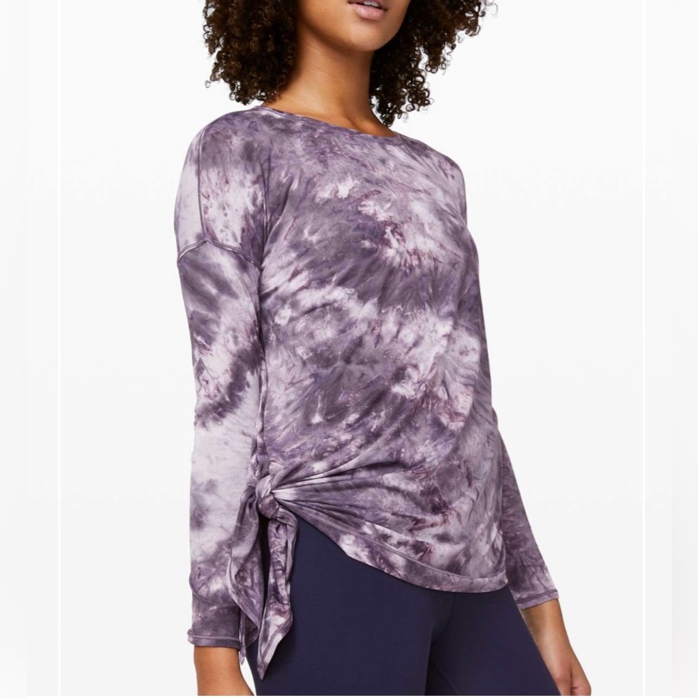 Lululemon To The Point LS tye die shirt - Picture 3 of 6